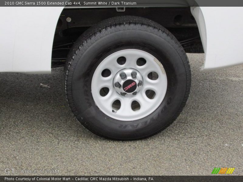 Summit White / Dark Titanium 2010 GMC Sierra 1500 Extended Cab 4x4