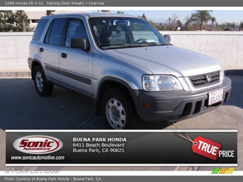 Sebring Silver Metallic / Charcoal 1998 Honda CR-V LX