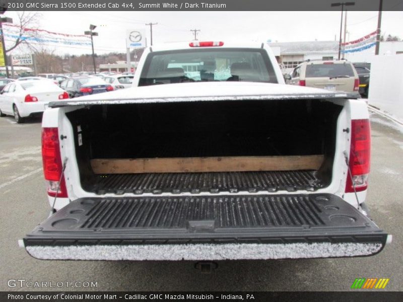 Summit White / Dark Titanium 2010 GMC Sierra 1500 Extended Cab 4x4