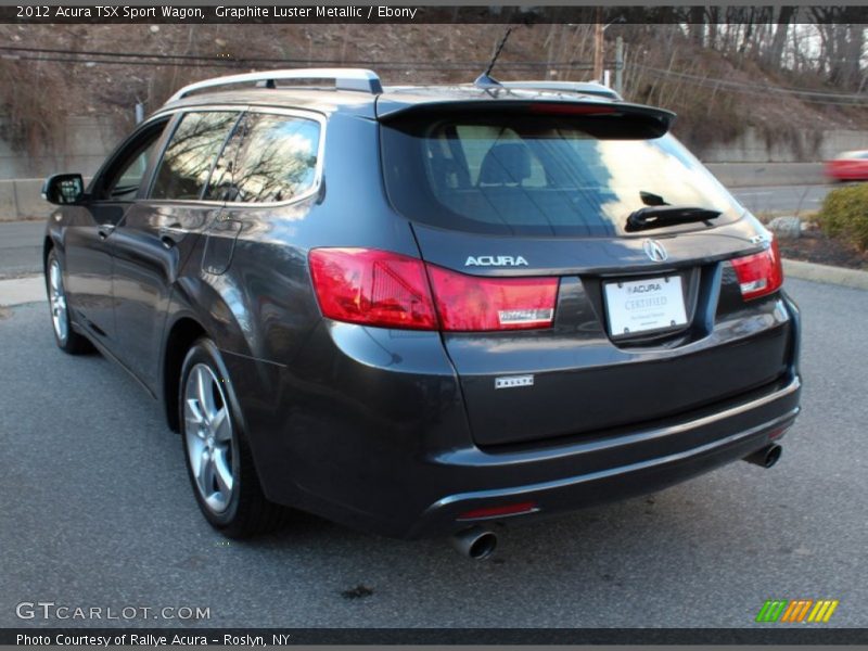 Graphite Luster Metallic / Ebony 2012 Acura TSX Sport Wagon