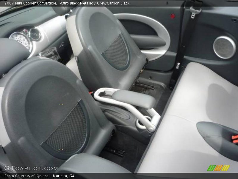 Astro Black Metallic / Grey/Carbon Black 2007 Mini Cooper Convertible