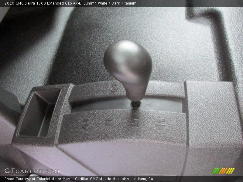 Summit White / Dark Titanium 2010 GMC Sierra 1500 Extended Cab 4x4