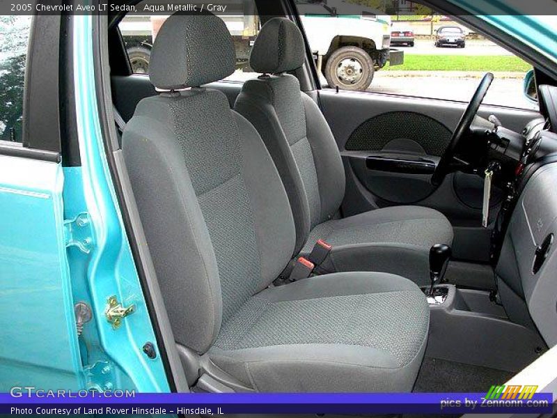 Aqua Metallic / Gray 2005 Chevrolet Aveo LT Sedan