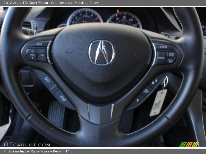 Graphite Luster Metallic / Ebony 2012 Acura TSX Sport Wagon