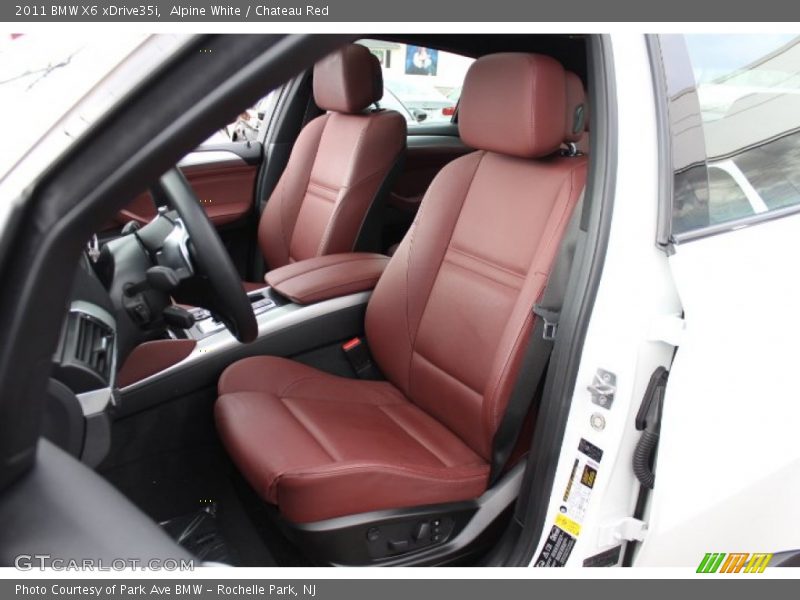 Front Seat of 2011 X6 xDrive35i