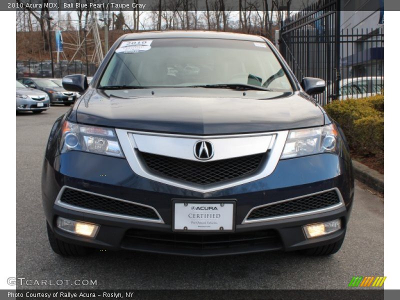 Bali Blue Pearl / Taupe Gray 2010 Acura MDX
