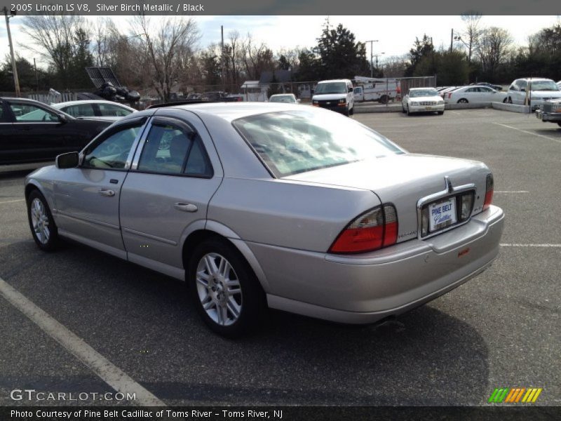 Silver Birch Metallic / Black 2005 Lincoln LS V8