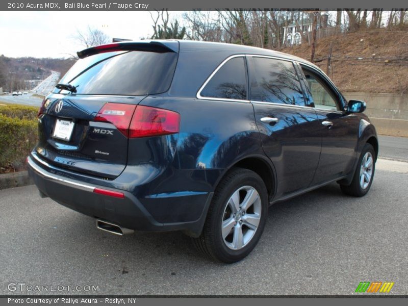 Bali Blue Pearl / Taupe Gray 2010 Acura MDX