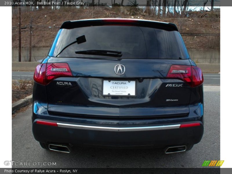 Bali Blue Pearl / Taupe Gray 2010 Acura MDX