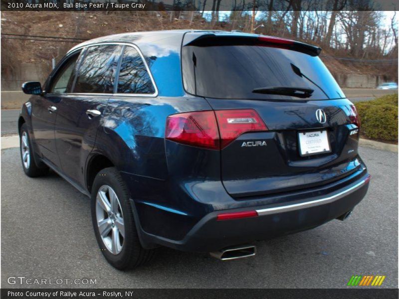 Bali Blue Pearl / Taupe Gray 2010 Acura MDX