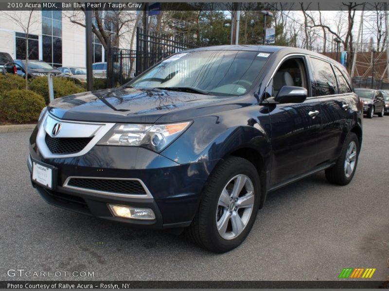 Bali Blue Pearl / Taupe Gray 2010 Acura MDX