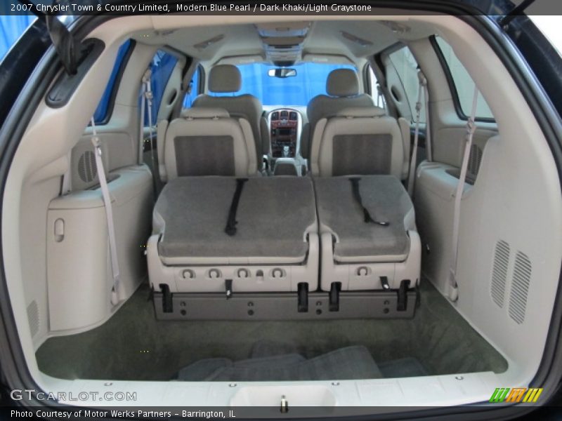 Modern Blue Pearl / Dark Khaki/Light Graystone 2007 Chrysler Town & Country Limited