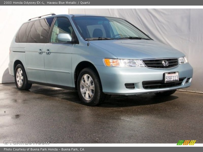 Havasu Blue Metallic / Quartz 2003 Honda Odyssey EX-L