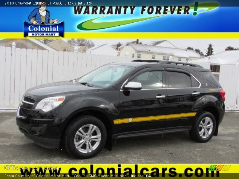 Black / Jet Black 2010 Chevrolet Equinox LT AWD