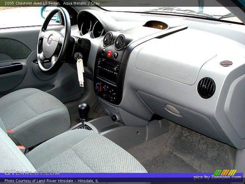Aqua Metallic / Gray 2005 Chevrolet Aveo LT Sedan