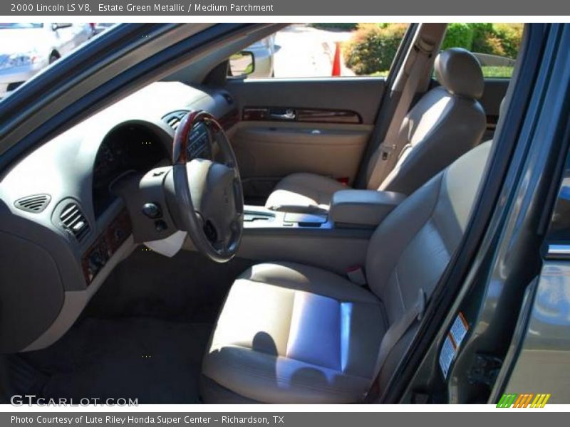 Estate Green Metallic / Medium Parchment 2000 Lincoln LS V8