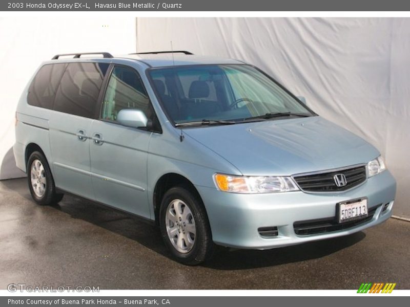 Havasu Blue Metallic / Quartz 2003 Honda Odyssey EX-L