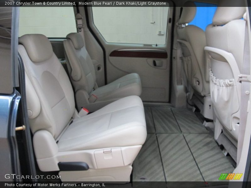 Modern Blue Pearl / Dark Khaki/Light Graystone 2007 Chrysler Town & Country Limited