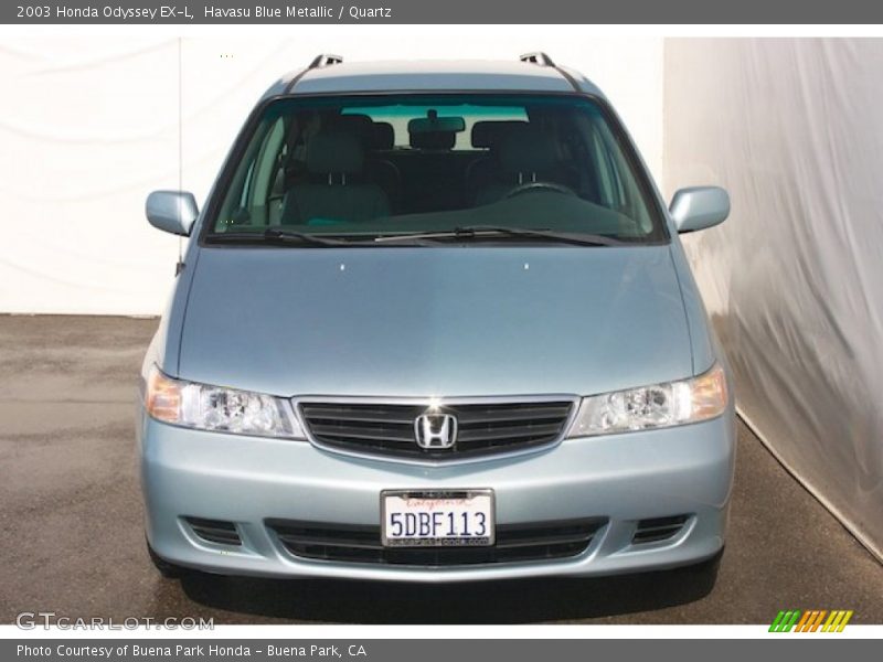 Havasu Blue Metallic / Quartz 2003 Honda Odyssey EX-L
