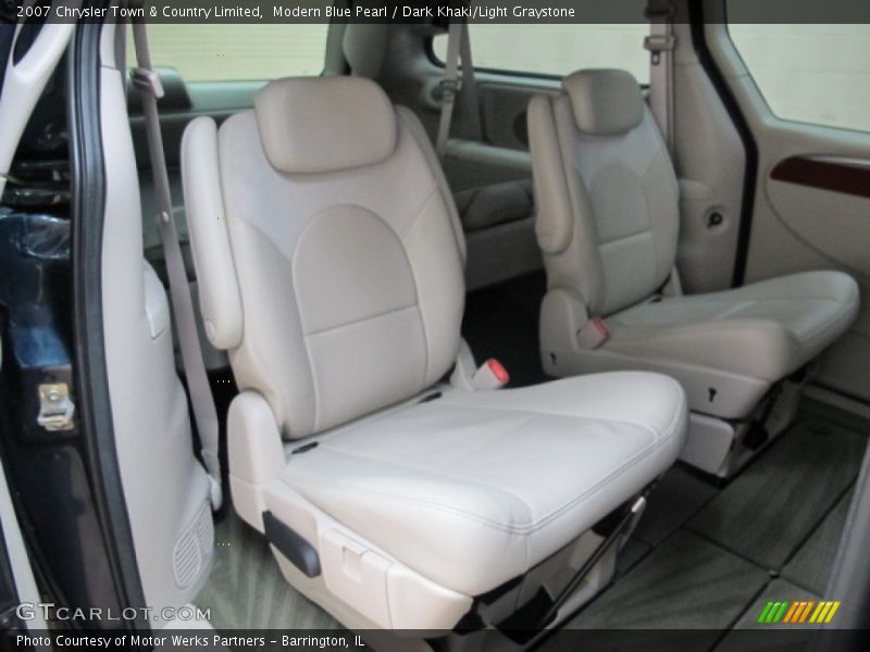 Modern Blue Pearl / Dark Khaki/Light Graystone 2007 Chrysler Town & Country Limited