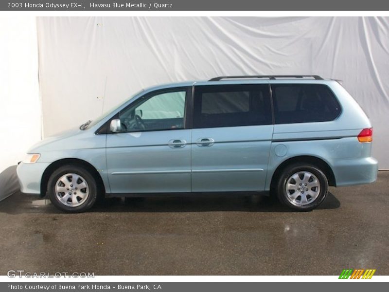 Havasu Blue Metallic / Quartz 2003 Honda Odyssey EX-L