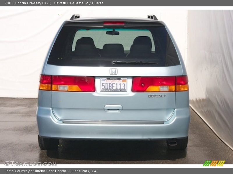Havasu Blue Metallic / Quartz 2003 Honda Odyssey EX-L