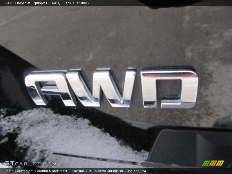 Black / Jet Black 2010 Chevrolet Equinox LT AWD