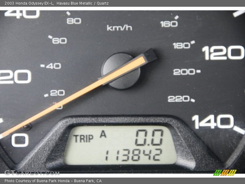 Havasu Blue Metallic / Quartz 2003 Honda Odyssey EX-L