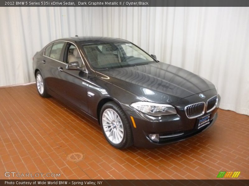 Dark Graphite Metallic II / Oyster/Black 2012 BMW 5 Series 535i xDrive Sedan