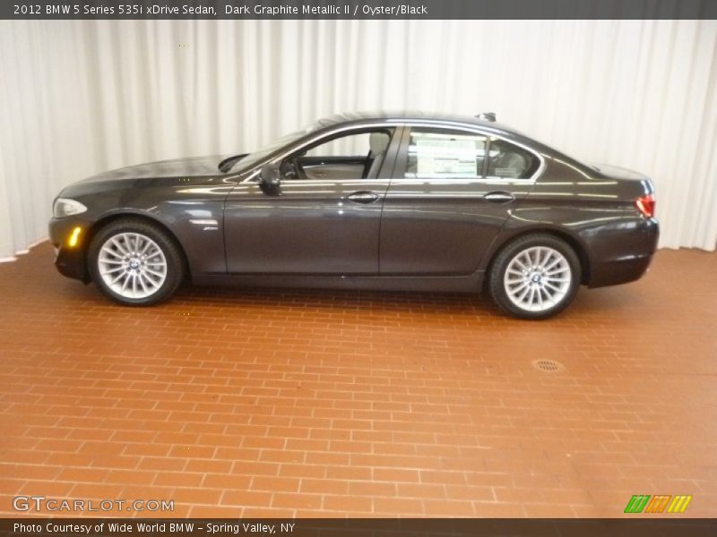 Dark Graphite Metallic II / Oyster/Black 2012 BMW 5 Series 535i xDrive Sedan