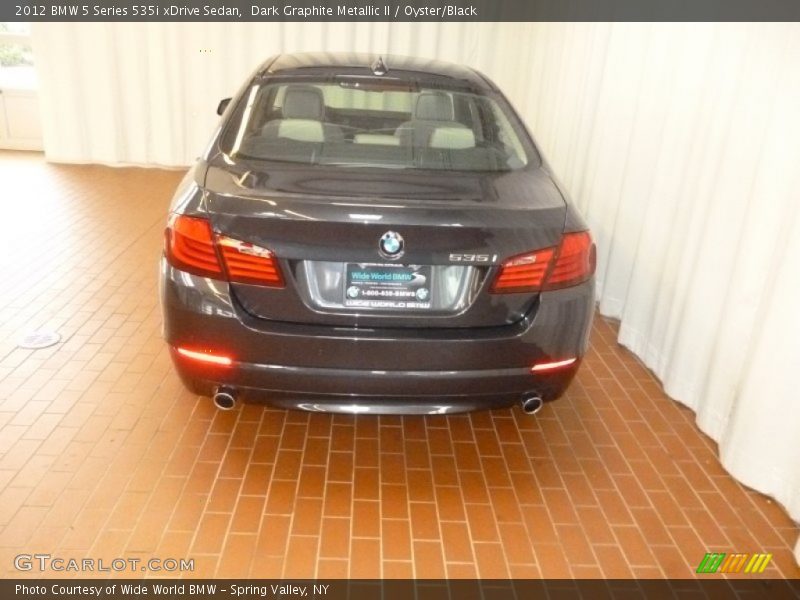 Dark Graphite Metallic II / Oyster/Black 2012 BMW 5 Series 535i xDrive Sedan