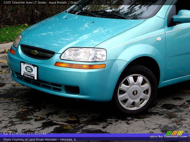 Aqua Metallic / Gray 2005 Chevrolet Aveo LT Sedan