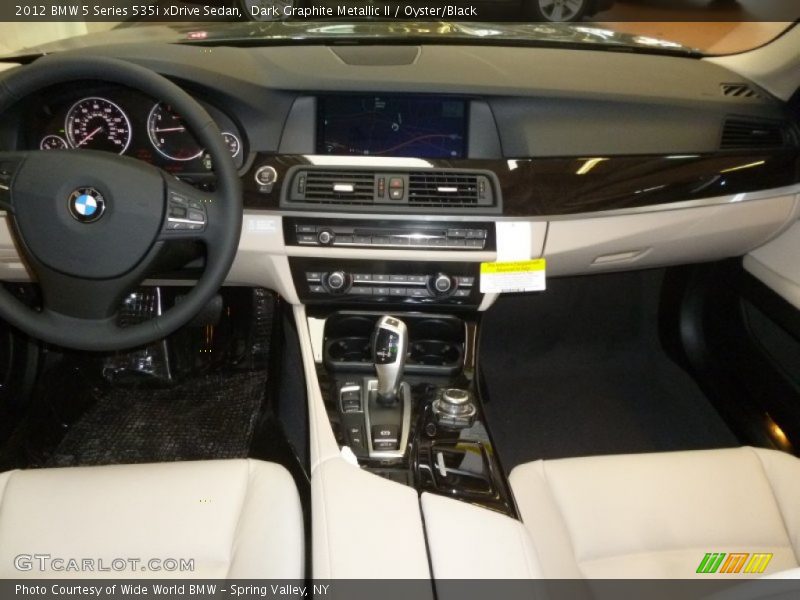 Dark Graphite Metallic II / Oyster/Black 2012 BMW 5 Series 535i xDrive Sedan