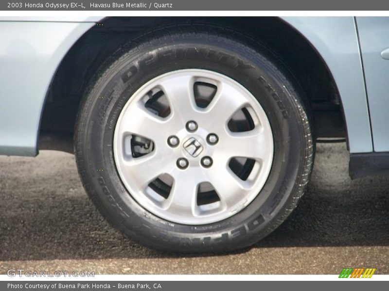 Havasu Blue Metallic / Quartz 2003 Honda Odyssey EX-L