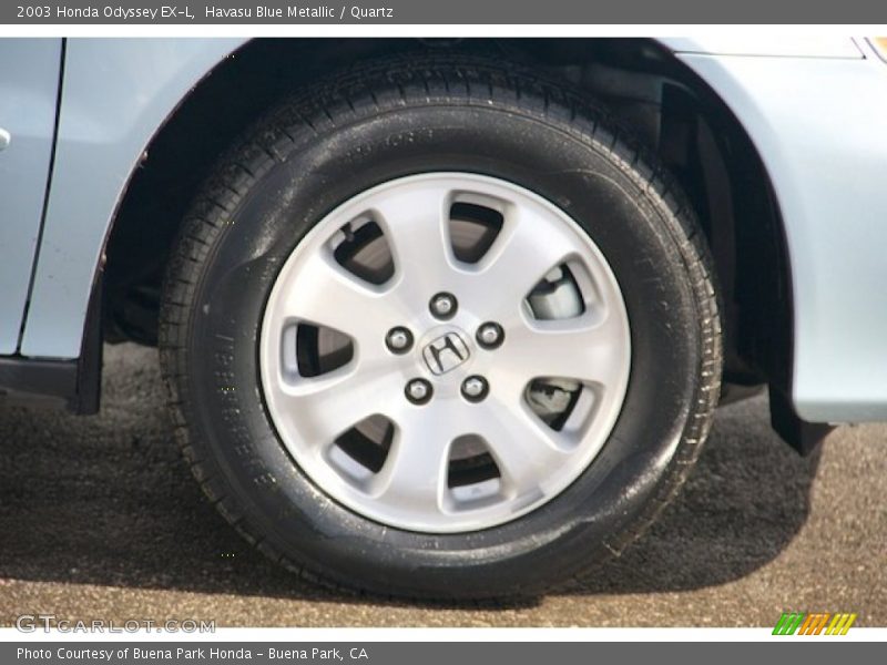 Havasu Blue Metallic / Quartz 2003 Honda Odyssey EX-L