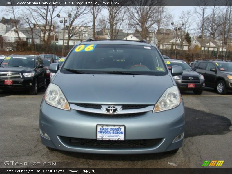 Blue Mirage Metallic / Stone Gray 2006 Toyota Sienna Limited AWD
