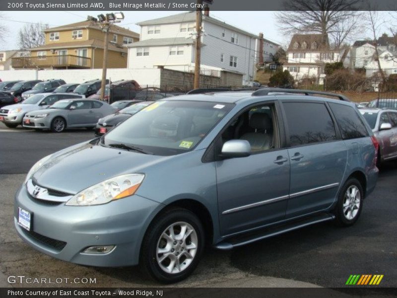 Blue Mirage Metallic / Stone Gray 2006 Toyota Sienna Limited AWD