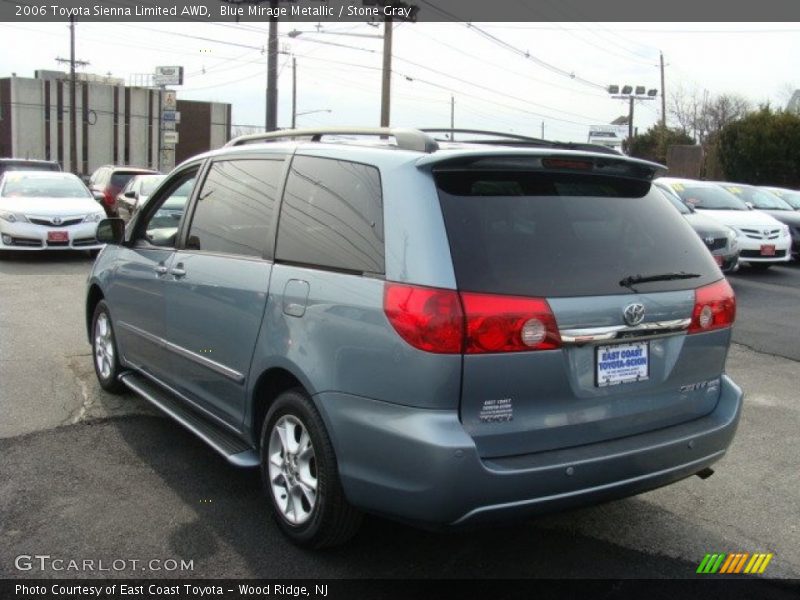 Blue Mirage Metallic / Stone Gray 2006 Toyota Sienna Limited AWD