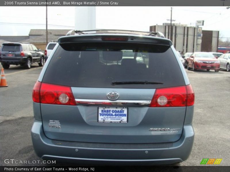 Blue Mirage Metallic / Stone Gray 2006 Toyota Sienna Limited AWD