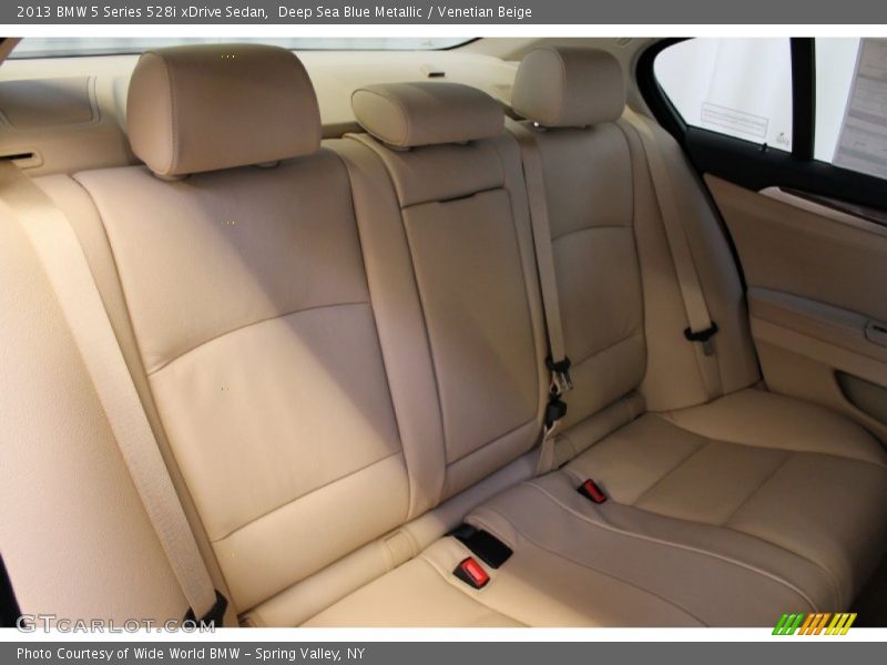 Rear Seat of 2013 5 Series 528i xDrive Sedan