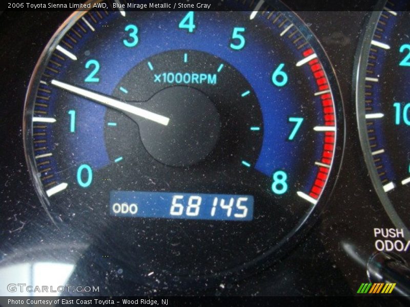 Blue Mirage Metallic / Stone Gray 2006 Toyota Sienna Limited AWD