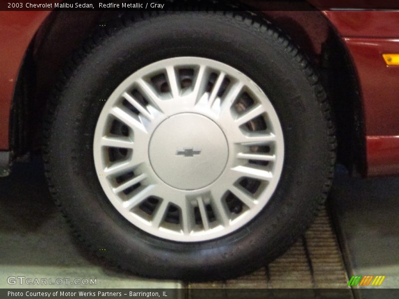 Redfire Metallic / Gray 2003 Chevrolet Malibu Sedan