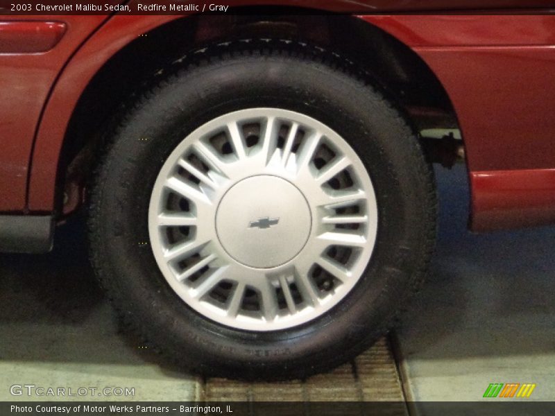Redfire Metallic / Gray 2003 Chevrolet Malibu Sedan