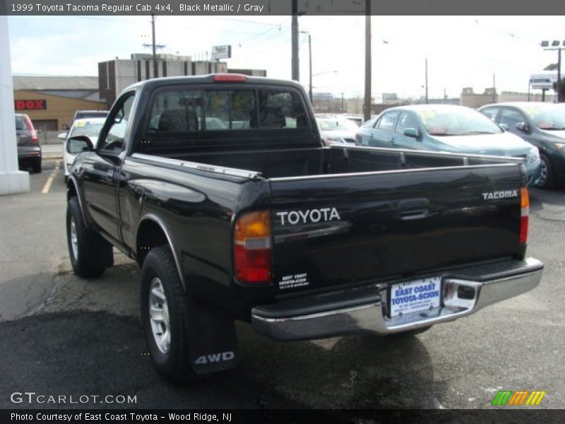 Black Metallic / Gray 1999 Toyota Tacoma Regular Cab 4x4