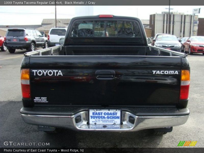 Black Metallic / Gray 1999 Toyota Tacoma Regular Cab 4x4