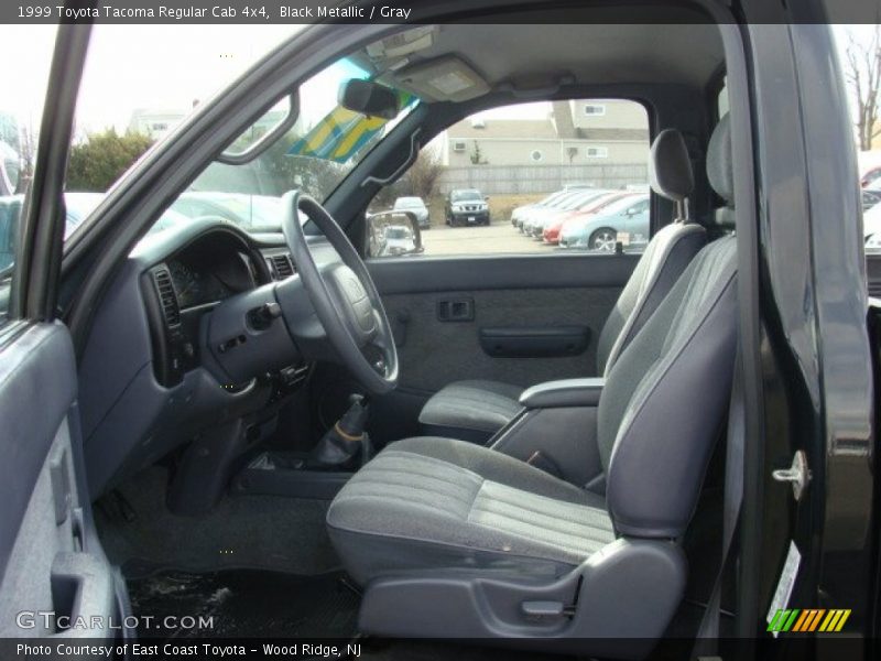 Black Metallic / Gray 1999 Toyota Tacoma Regular Cab 4x4