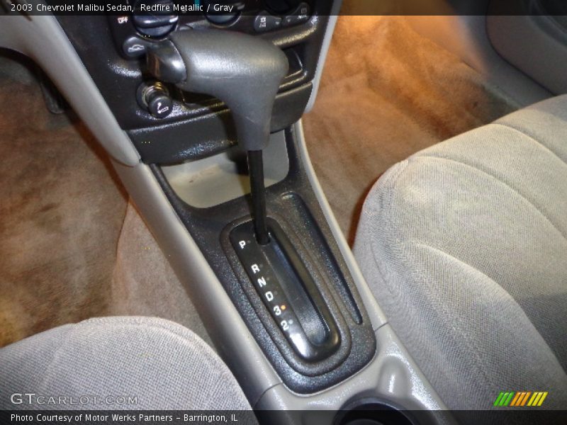 Redfire Metallic / Gray 2003 Chevrolet Malibu Sedan