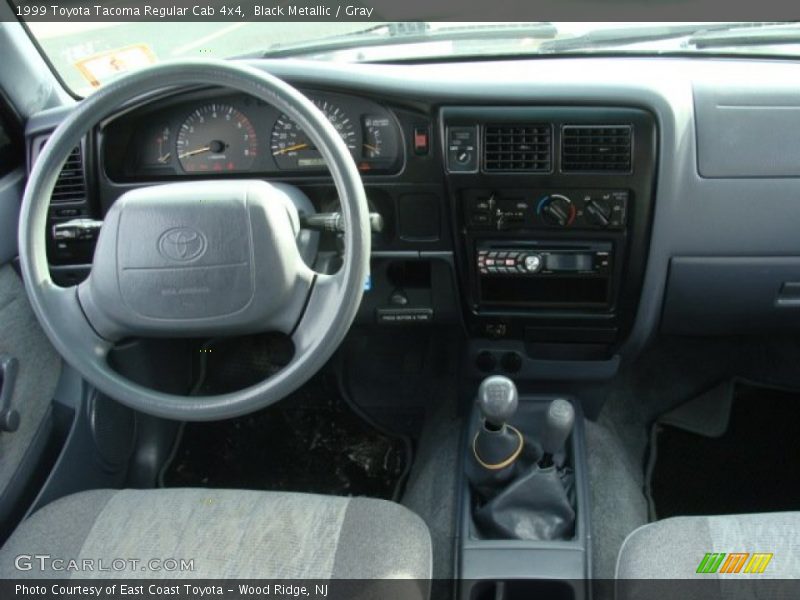 Black Metallic / Gray 1999 Toyota Tacoma Regular Cab 4x4