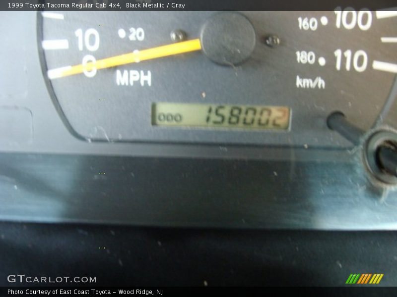 Black Metallic / Gray 1999 Toyota Tacoma Regular Cab 4x4
