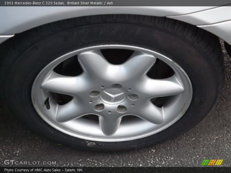 Brilliant Silver Metallic / Ash 2001 Mercedes-Benz C 320 Sedan